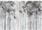 Runa Art Fototapete Abstrakt Holzoptik 352 x 250 cm Vlies Tapeten XXL Moderne Wandtapete Wohnzimmer Schlafzimmer Schwarz Blau 9104011a