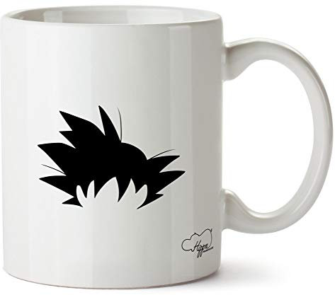 Hippowarehouse Goku Silhouette Printed Mug Cup Ceramic 10oz