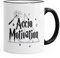 MoonWorks Kaffee-Tasse Spruch Accio Motivation Teetasse Keramiktasse schwarz Unisize
