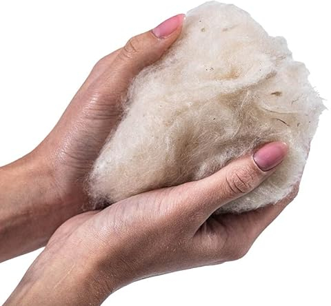Kapok zur Polsterung 1kg, kapok flanzenfaser füllung kissen leicht und atmungsaktiv