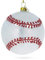 Heimlauf Baseball - Blasglas Weihnachtskugel