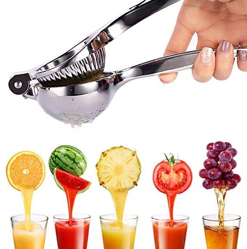 H&RB Spremiagrumi Lemon Lime, Metallo di qualità Premium più votato, spremiagrumi Manuale per agrumi, spremiagrumi freschi al Limone
