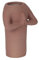 DOIY - Moderne dekorative Vase - Design in Form Einer Yoga-Position - Hergestellt aus Keramik - Blumenvase - Dekorativer Blumenhalter - Braun - 15,5x10x20,5 cm