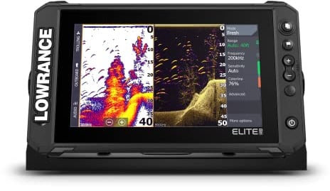 Lowrance Elite FS 9 Fischfinder (ohne Wandler) mit vorinstallierten C-MAP Konturendiagrammen