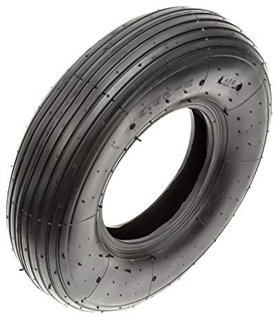 Wheelbarrow Tyre 3.50-6 350-6 350x6 Ribbed Line Tread 2 Ply 6 Inch Wheel Barrow