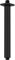 Aolemi Bras de douche de rechange en acier inoxydable noir mat avec bride 300 mm de long
