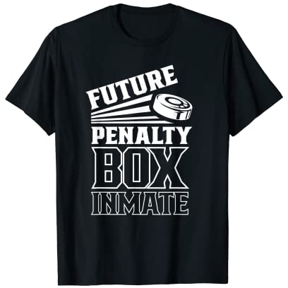Strafbank Häftling Eishockeyspieler Penalty Box Eishockey T-Shirt