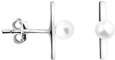 SOFIA MILANI - Damen Ohrringe 925 Silber - Stab Perlen Ohrstecker - E1426