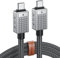 Yottamaster USB C auf USB C Kabel 240W, USB 4 Kabel für Thunderbolt 3/4 Unterstützt 40Gbps Datenübertragung, einzelne 8K/Dual 4K Displays, Kompatibel mit iPhone 15 Pro Max MacBook S22 A10(1.65ft/0.5m)