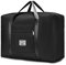 KSIBNW Handgepäck Reisetasche 55x40x20 cm Faltbare, Ryanair Handgepäck Reisetasche für Flugzeug Freigepäck,Weekender Bag für Gepäck Sport Camping Schwarz