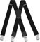 ACWOO Hosenträger für Herren, Hosenträger Herren Extra Stark Breit 4 Cm, Einstellbar und Elastisch Einheitsgröße Hosenträger Damen mit Sehr Starken 4 Metall Clips, Hosenträger Schwarz Braces Y-form