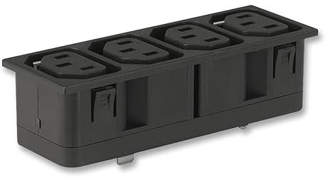 SOCKET, IEC, 4WAY, 2MM, Steckdosenleisten, Qty.1 | 4752.5
