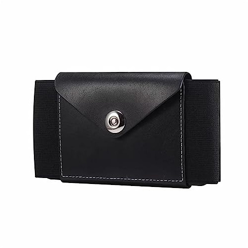 Sac de Ceinture pour Téléphone Portable Téléphone portable Fanny Pack Porter Ceinture Élastique Fit Insérer Carte Sport Ultra-mince Élastique Suspendu Taille Holster Sacs de Taille pour Hommes ( Color
