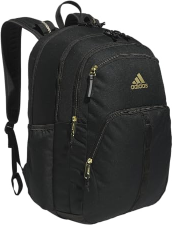 adidas Mochila Bolso Unisex-Adulto, Negro Black Metallic Gold 2, Talla única