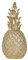 PIGPIGFLY Ananas-Ornamente，Moderne Wohnzimmer Ornamente, Deko Figuren,Deko Wohnzimmer, Home Store Dekoration, Bürodekorationen,Polyresin, Geschenk 15cm(Weiss)