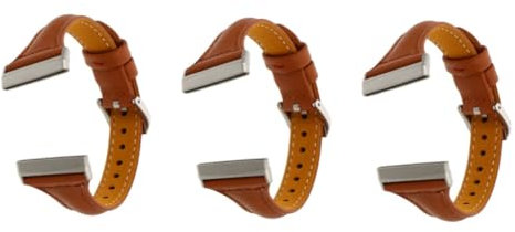 UPKOCH 3piezas Correa De Piel De Vaca Para Smartwatch Accesorio y Elegante Compatible Para Ocasiones Especiales y Uso Diario