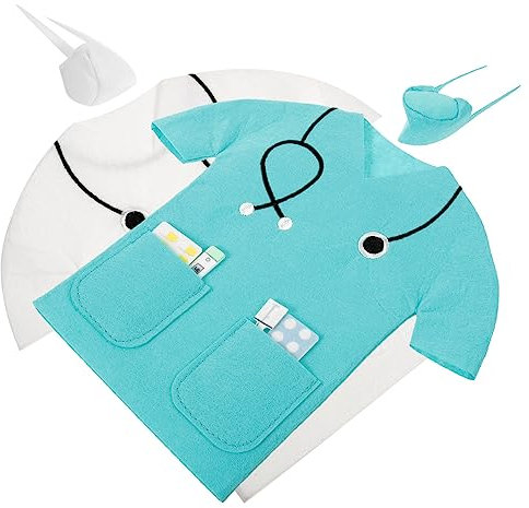 VINTORKY 2 Stück Weinflaschenmantel Weingeschenkbeutel Weinmantel Weinflasche Für Weingeschenk Dekorative Biertasche Krankenschwester Weinhülle Arztkittel Für Wein Krankenschwester