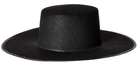 YHAILI Hut für Erwachsene, Cosplay, Zorro, Halloween, Karneval, Fotografie, Dekoration, breite Krempe, Hut für Erwachsene, Karneval, Party, Feste