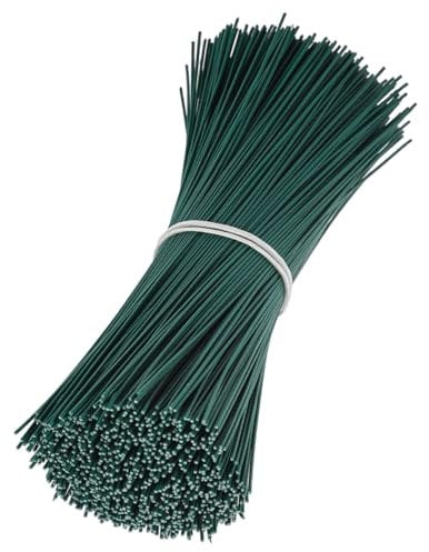 BESPORTBLE 1000pcs Grape Branches Tied with Wire Plant Ties for Support Climbing Plants Ties Waterproof Plant Wire Garden Twine Support Ties Plant Cable Tie Plants Vines Ties Green Iron