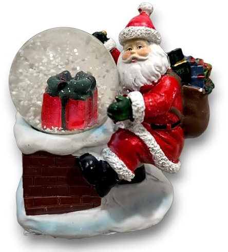 Bola de Nieve de Cristal Santa Claus – Decoración de Navidad 2024 | Bolas de Nieve Papa Noel Originales para Casa – Adornos Navideños y Objetos Decorativos