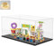 Vitrine Acrylique pour Collection pour Lego 2022 Ford GT 42154 pour Lego Audi RS 42160 pour BTS Dynamite 21339, Boite Plexiglas Transparente Rangements, Noir Intérieur 45x25x20 cm (avec Porte)