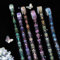 MisKepaa Washi Tape Sticker, Crystal Themed Aesthetic Stickers, 6 Rolls, 20 mm x 2 m, Selbhaftend, für Scrapbooking, Bullet Journal, DIY Crafts (Starry Chain Series)