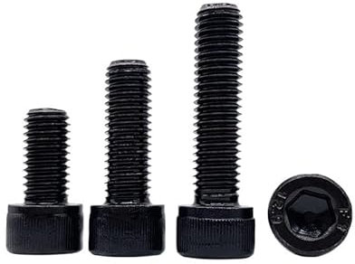 Pernos de llave Allen Tornillo de cabeza hueca 50 piezas M1.4 M1.6 Longitud 2-16 mm Hexágono Tornillos de cabeza hueca hexagonal Tornillo de acero al carbono de grado 12.9)(2mm,M1.6-(50PCS))