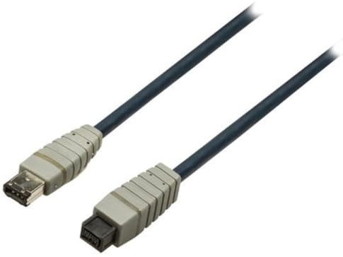 Generico CAVO FIREWIRE 2M 9 PIN A 4 PIN MASCHIO 400 800 prolunga M adattatore computer