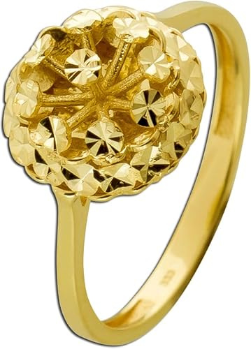 Ch.Abramowicz Damenring Gelbgold 333 8 Karat Lapponia Look 20