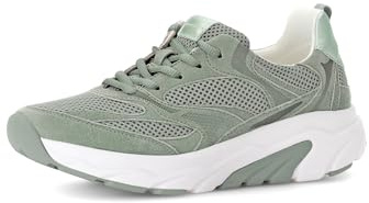 Gabor Damen Low-Top Sneaker, Frauen Sandalen,atmungs-aktiv,weich,Weiss,schwarz,Jollys,rot,Glitzer,blau,Rolling-Soft,Sensitive,Jade,38.5 EU / 5.5 UK