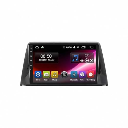 Touch Screen Radio Stereo Auto 2 Din per Peugeot 308 2016-2018 Ips Touchscreen, Auto Stereo Radio con Bluetooth/Gps/Controllo Vocale/Mirror Link/Aux, 4 Nucleo 4G+64G