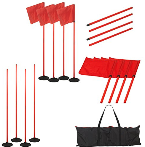 American Challenge Soccer Corner Flags with Weighted Bases Training Set