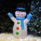 Garden Mile Großer selbstaufblasbarer Schneemann mit eingebauten LED-Lichtern Weihnachtsdekorationen elektrisch aufblasbar riesig beleuchtet, Weihnachtsschmuck Weihnachtsfigur Statue für drinnen