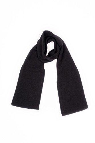 Dalle Piane Cashmere - Schal aus 100% Kaschmir - für Mädel, Farbe: Schwarz, Einheitsgröße