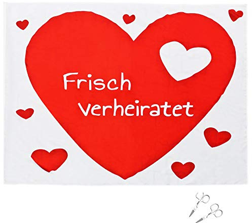 Partybob Hochzeitsherz zum Ausschneiden