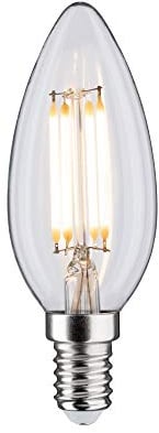 Paulmann 28611 LED Filament Candle lamp 4.5 watts Classic lamp Clear 2700 K Warm White E14