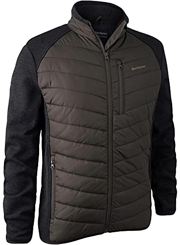 Deerhunter Moor Padded Jacket W. Strick - Brown-Blatt