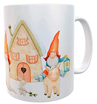 Kilala Kaffee Tasse Gnom Zwerg Santa Claus Becher skandinavische Weihnachten Weihnachtswichtel Geschenk Wichteln