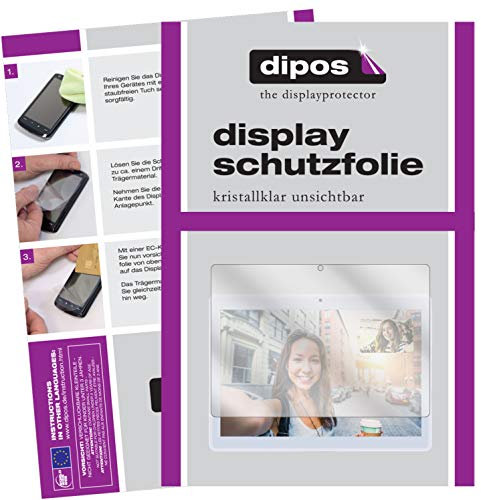 dipos I Schutzfolie kompatibel mit XGODY TB02 9 Zoll Displayschutz-Folie klar