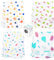 4 Pcs Fridge Dust Cover 130 x 54cm Waterproof Washing Machine Top Cover Refrigerator Dust Proof Cover with Storage Pockets
