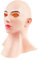 Gintdinpu Masques réalistes d'halloween, Masque de tête de Femme réaliste en Latex Doux Fait à la Main Masque de Crossdress en Silicone pour Le déguisement de Cosplay
