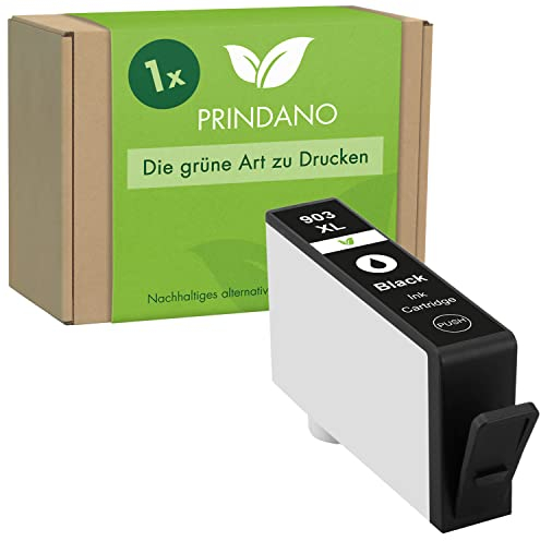 Prindano 1 Patrone kompatibel mit HP 903 903XL Druckerpatronen für Officejet 6950 für Officejet Pro 6970 6960 6868 6968 6975 6978 6950 (schwarz, 1er-Pack)