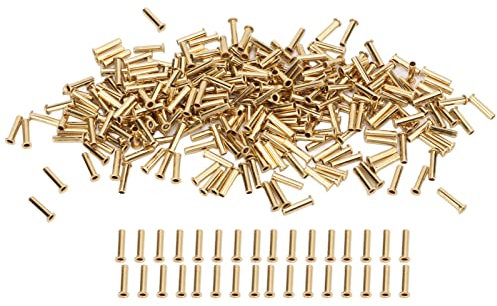 Zerodis 500 PZ Rivetti Cavi Foro Passante Rivetti Cavi in Rame Occhielli Resistenza Rame Air Eye(2.5x11x3.8mm)