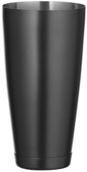 HENDI Vaso mezclador para coctelera Boston, BarUp, vaso medidor contrapesado, 800 ml, ø90x(H)175 mm, acero inoxidable con recubrimiento de polvo negro
