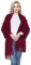 vimate Kaschmir Schals und Tücher, Solid Burgundy Kaschmir Pashmina Schals und Tücher für Damen und Herren (DE-Burgundy)