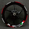 ROANNY Felgenband Motorrad Rad Aufkleber Felge Für Ducati V4 797 748 1098 S 821 696 Monster 1100 Vorne Hinten Aufkleber Full Set Aufkleber (Color : 7)