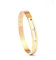 JJDreams Armreif Edelstahl Damen Gravur Armreif Gold 8MM Einfache Stil Armspange Geschenk für Damen