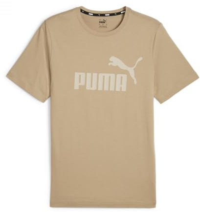 PUMA ESS Logo Tee (s), Männer T-Stück, Prairie Tan,
