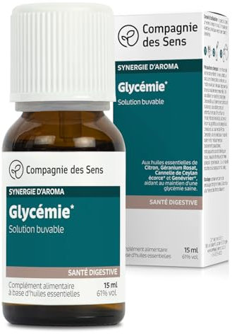 GLYCÉMIE - Huiles essentielles en solution buvable