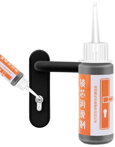 Schlossschmierspray Graphit | Türscharnierfett Schmieröl - Lock Grease Quietschendes Türöl, Schmieröl für Türscharniere, 2 fl oz Flüssiggraphit Tsuchiya